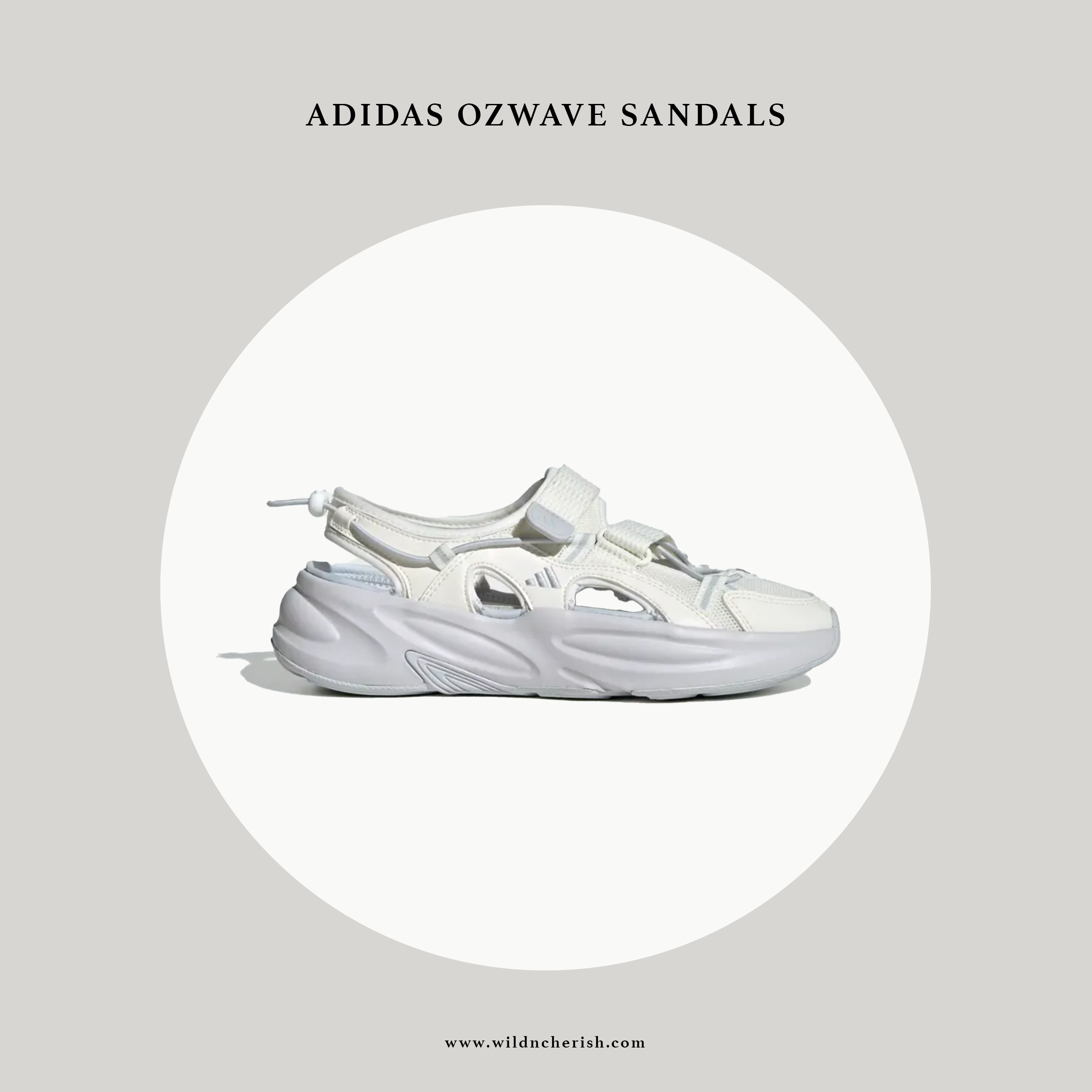 預訂 | Adidas Ozwave Sandals 涼鞋 白色 男女裝