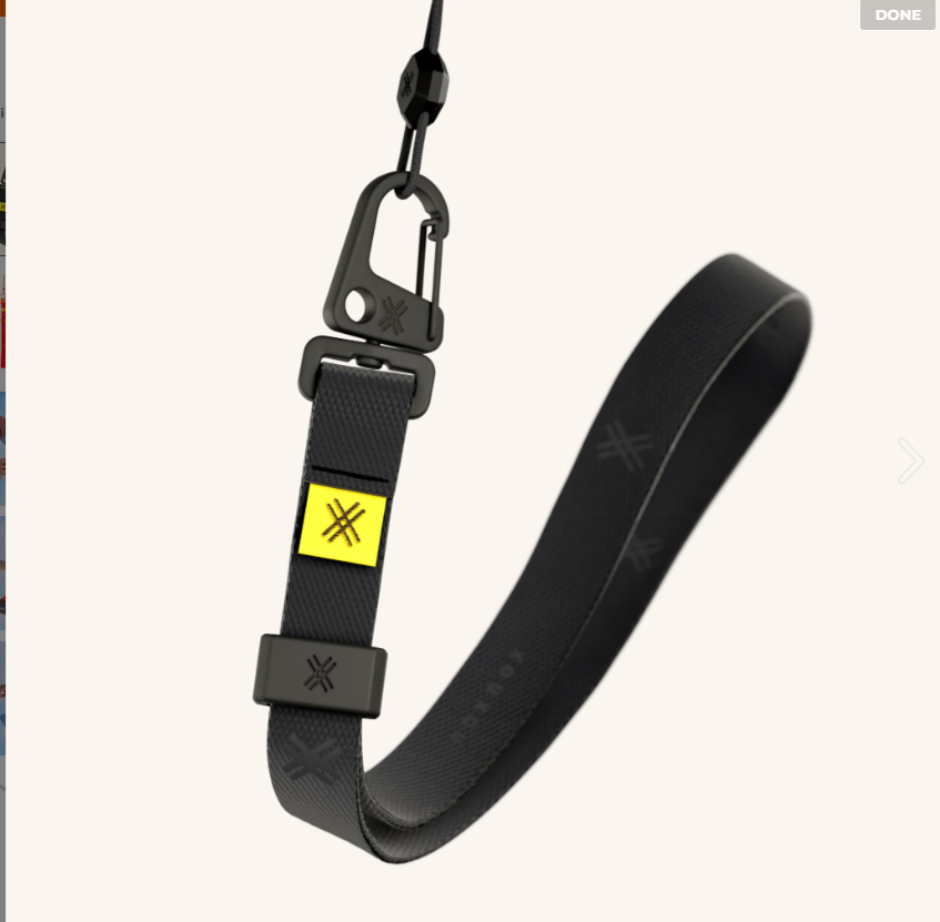 XOUXOU｜手腕繩 黑色/灰褐色/鼠尾草綠色/霓虹橘色/寶寶藍色