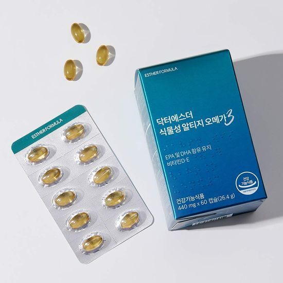 Esther Formula Vegetable rTG Omega 3 (60 Capsules / 1 Month)