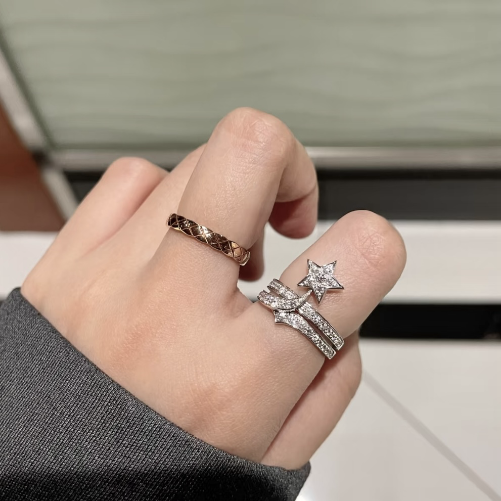 18k’comete’香奶奶慧星流星滿鑽高奢定製戒