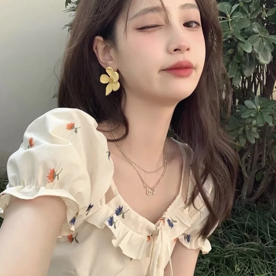 18k CD”三層小墜珍珠高奢定製細項鍊