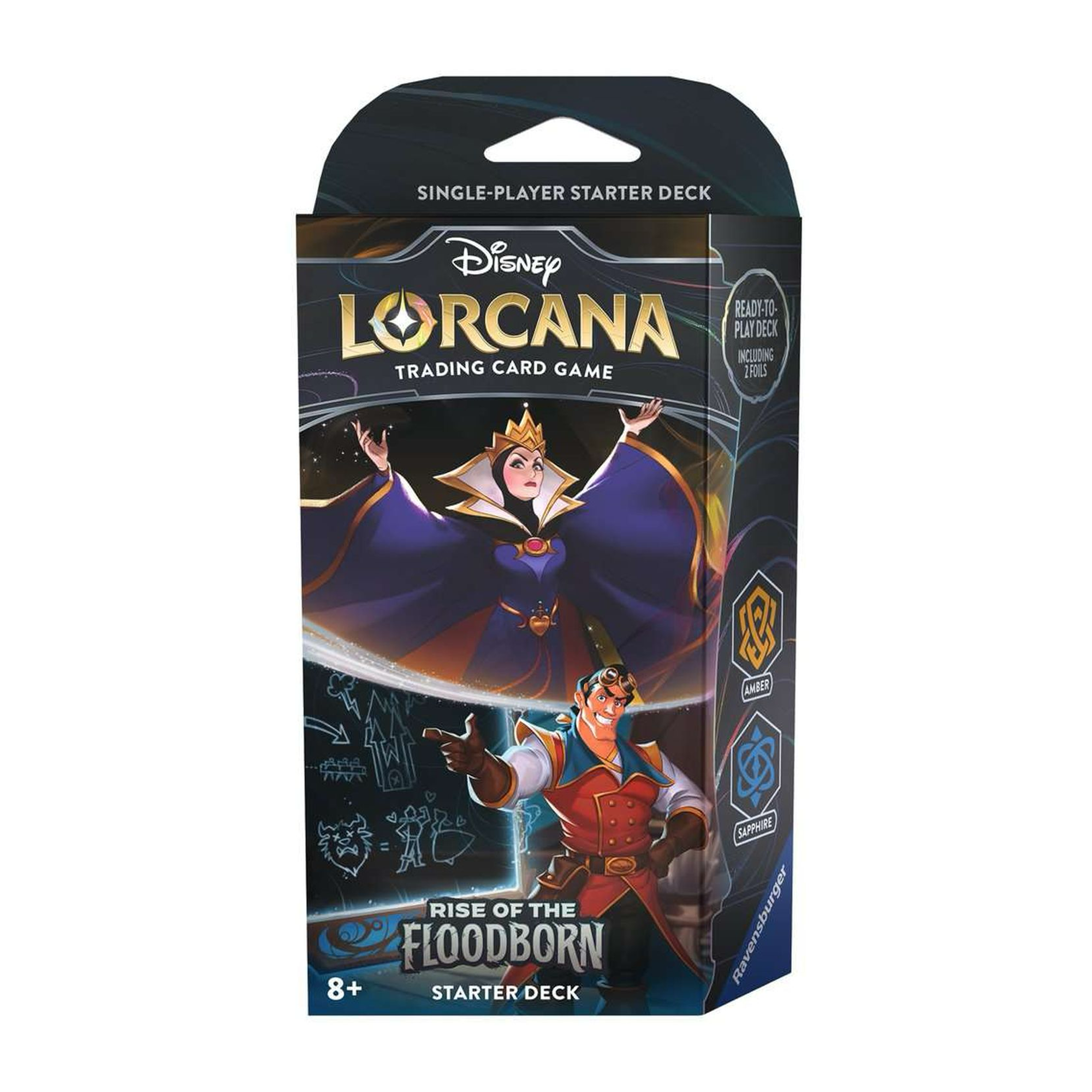Disney Lorcana Set 2 Rise of the Floodborn Single Player Deck Tactical Teamwork