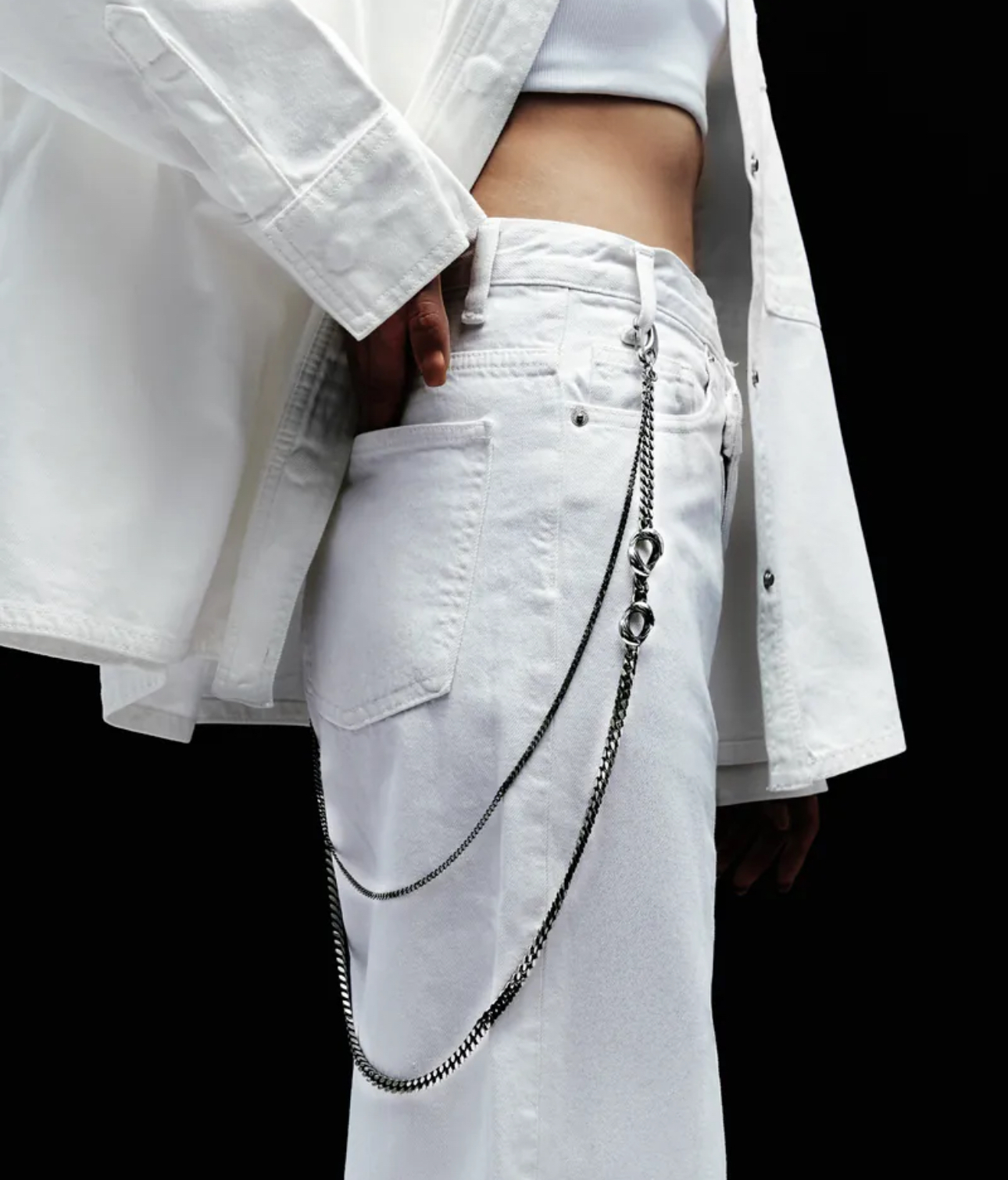 RECOVERY 水母浮游褲鏈 古銀色