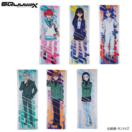 235025 Pbandai 預訂 2025/9月 機動戦士Gundam GQuuuuuuX スーパークールタオル キャラクターイラスト（全6種）