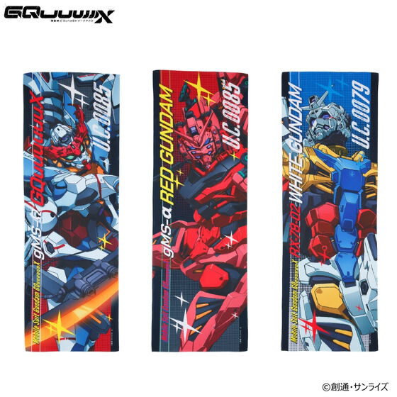 235026 Pbandai 預訂 2025/9月 機動戦士Gundam GQuuuuuuX スーパークールタオル MSイラスト（全3種）