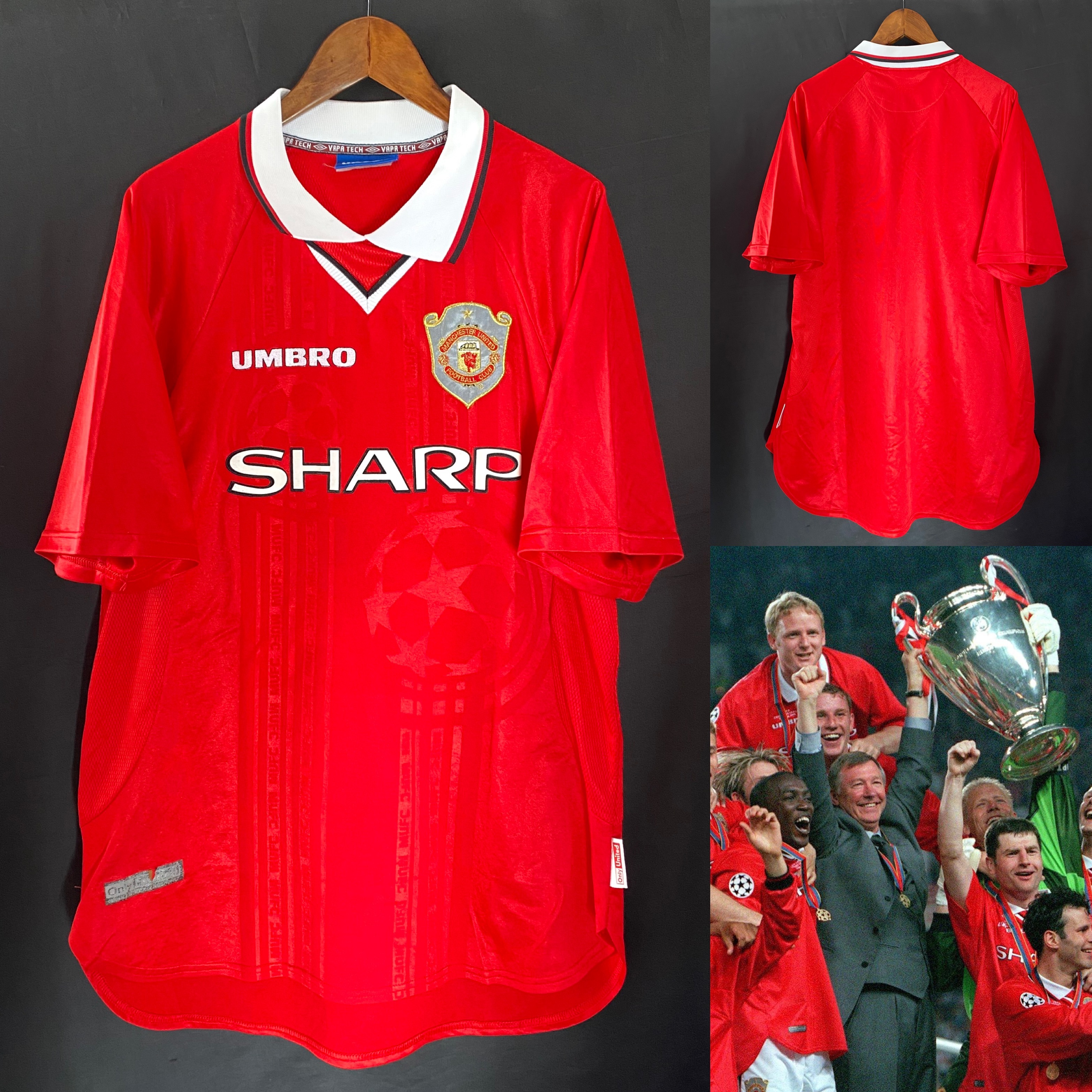 曼聯 1997-1999 Umbro 歐聯主場球衣