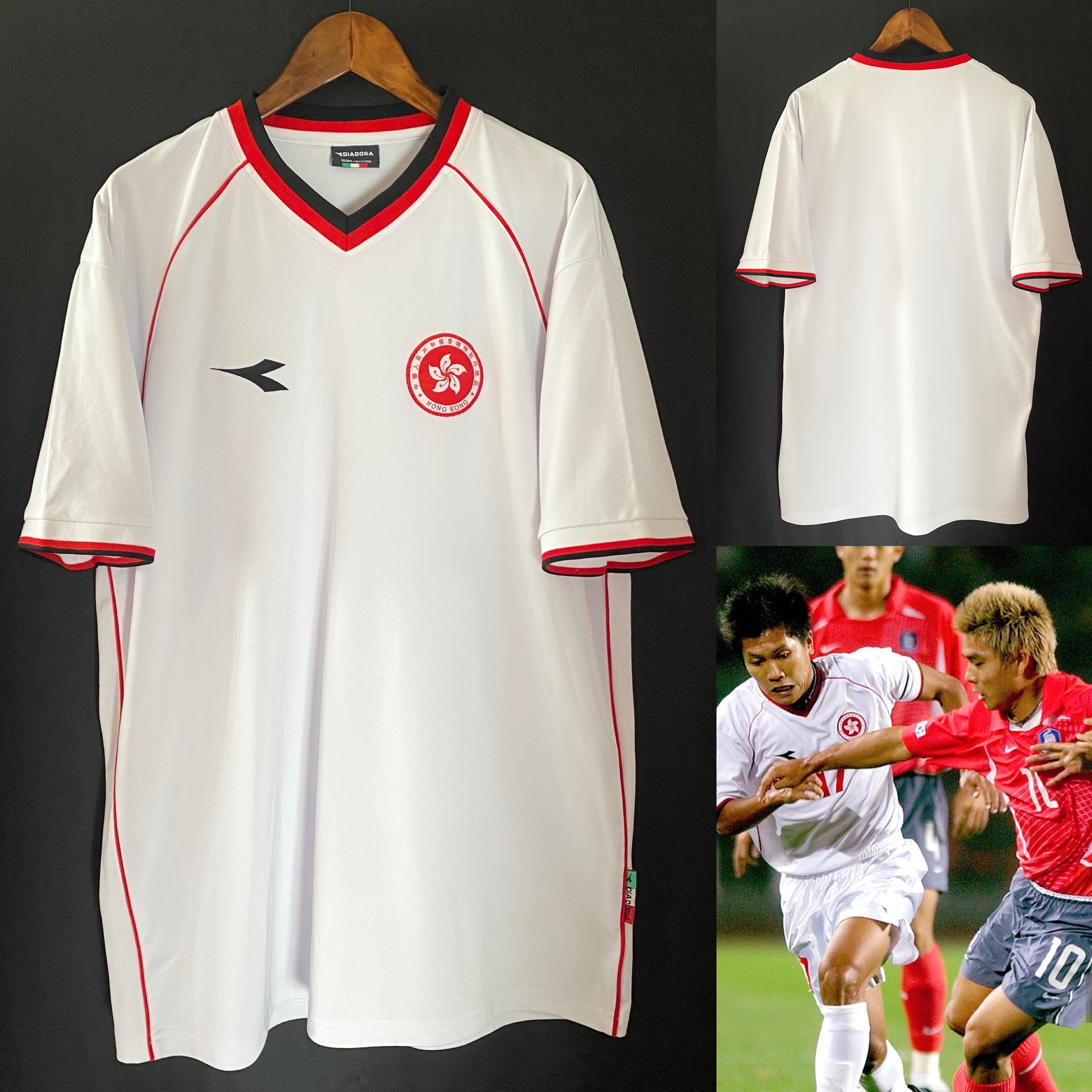 Hong Kong Football Team 2003 Diadora Away Shirt