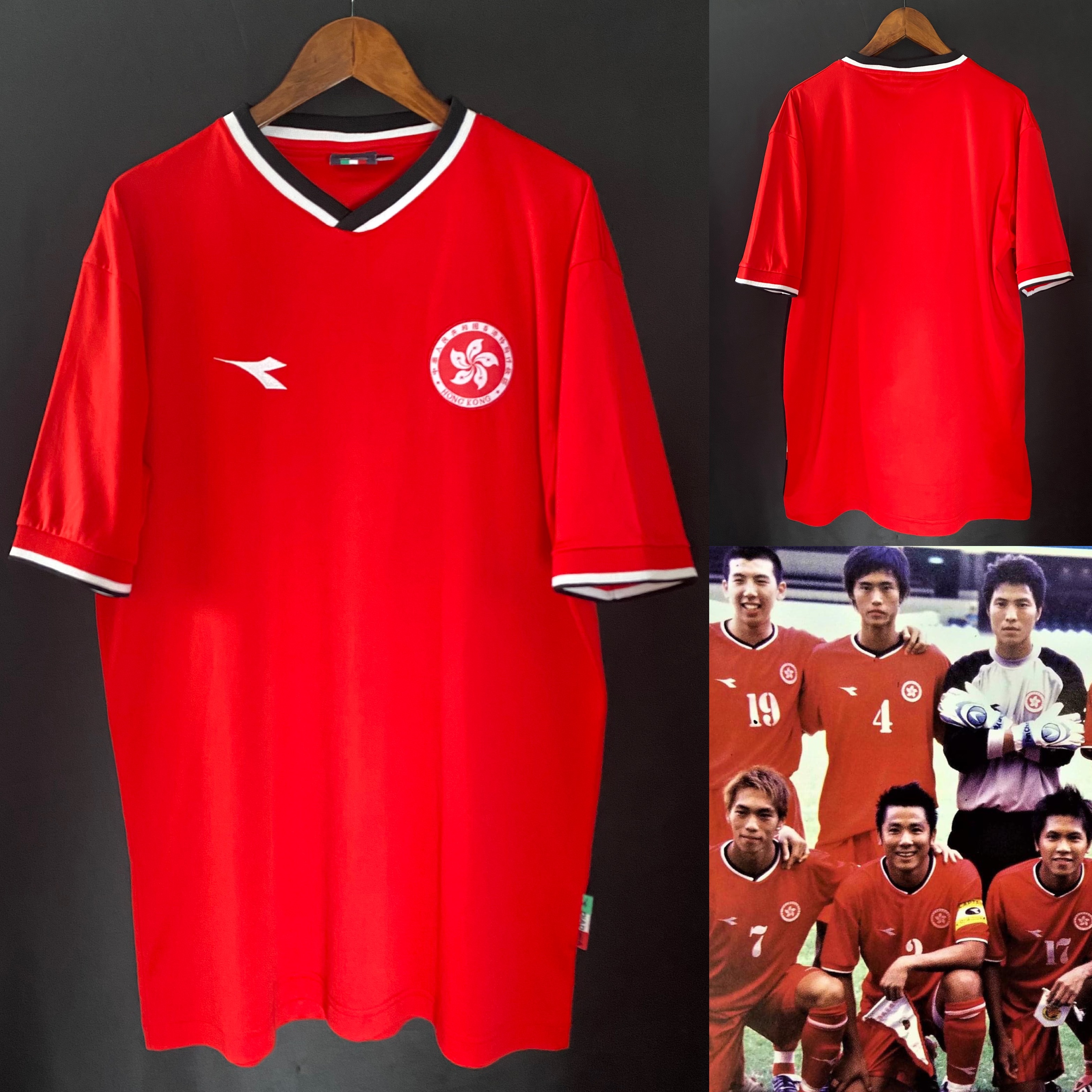 Hong Kong Football Team 2003 Diadora Home Shirt