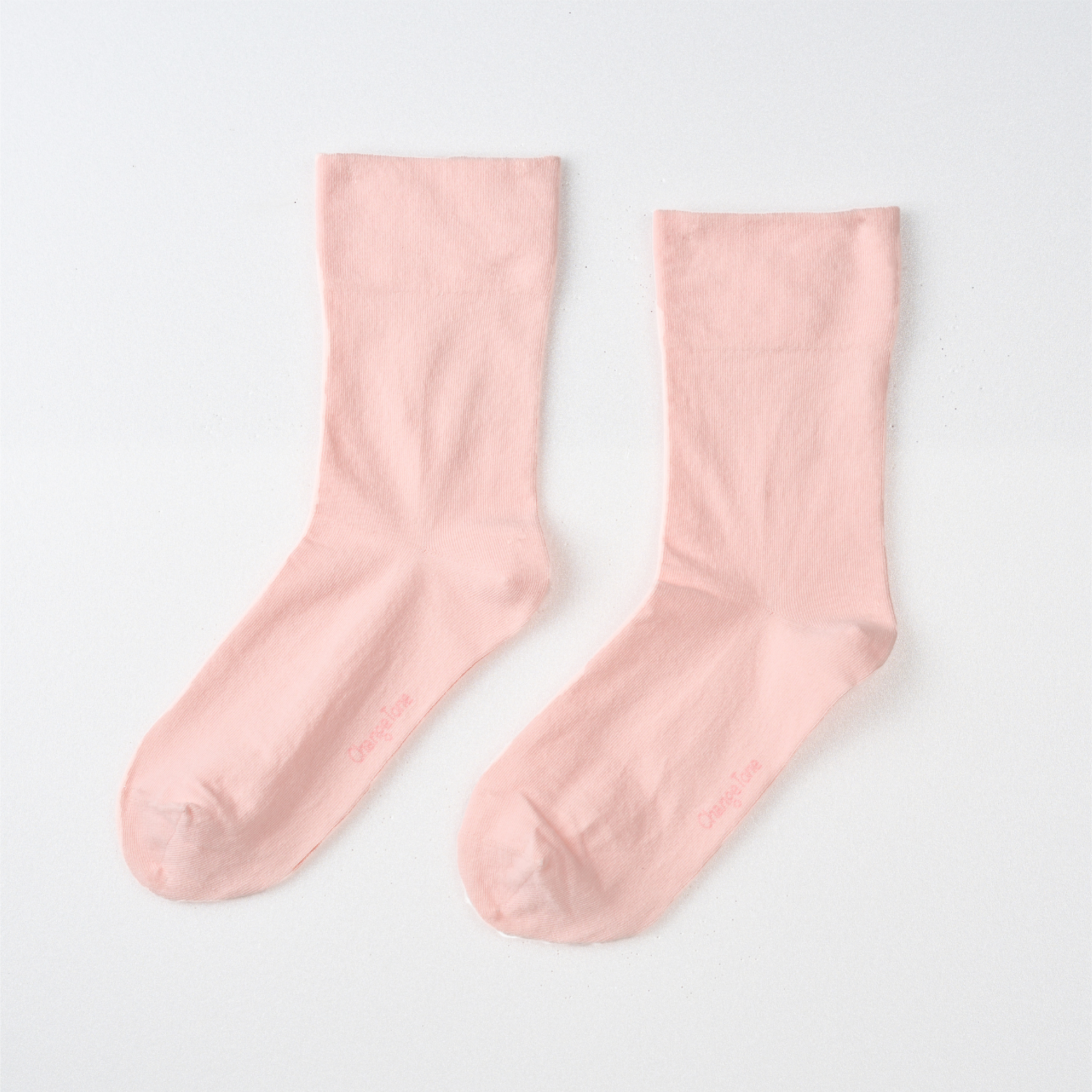 抑菌無痕寬口襪〈粉〉