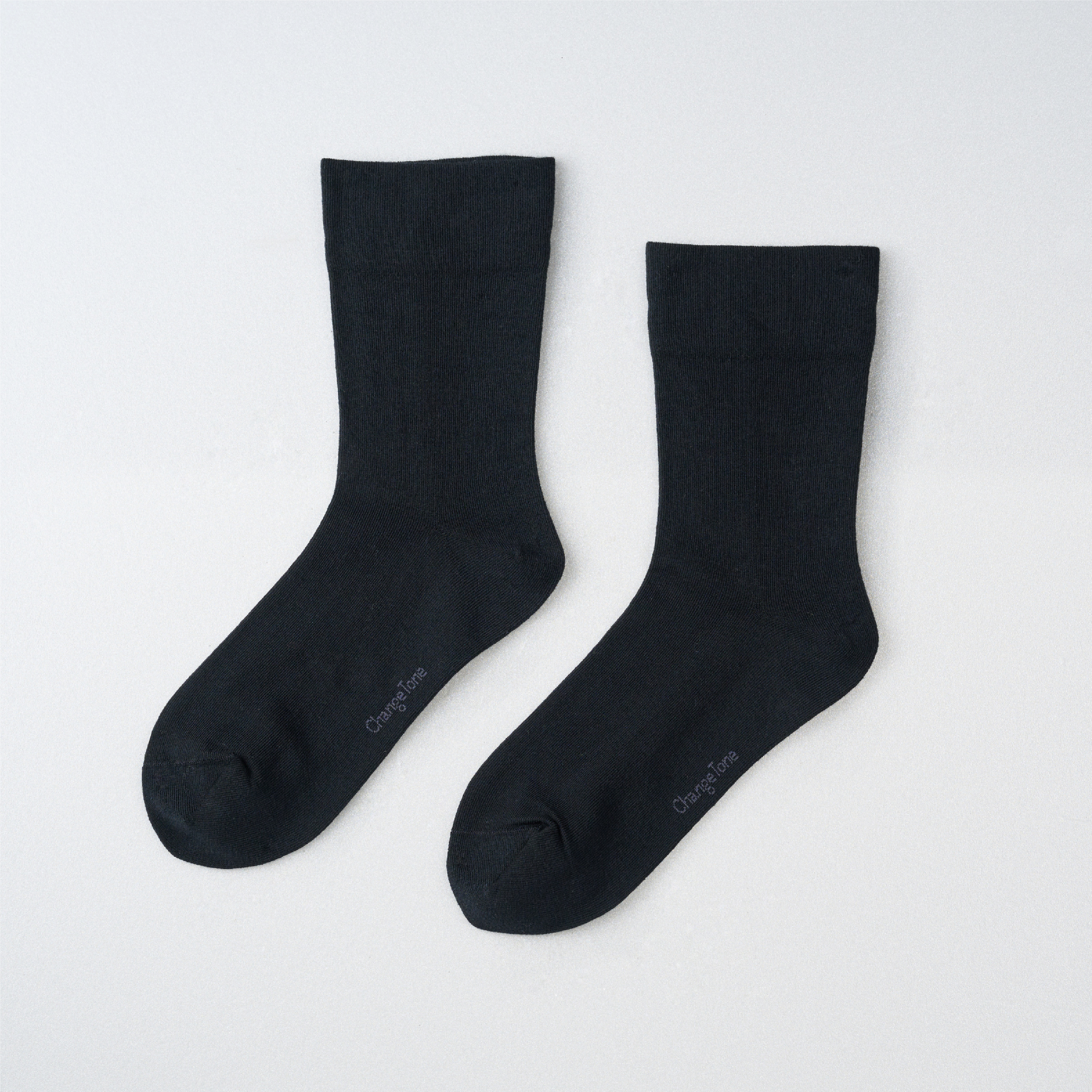 抑菌無痕寬口襪〈黑〉