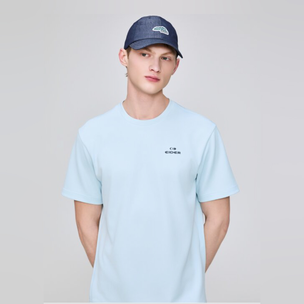 【EIDER】男排汗快乾短袖上衣/25EDMM25218-[薄荷綠、經典黑]