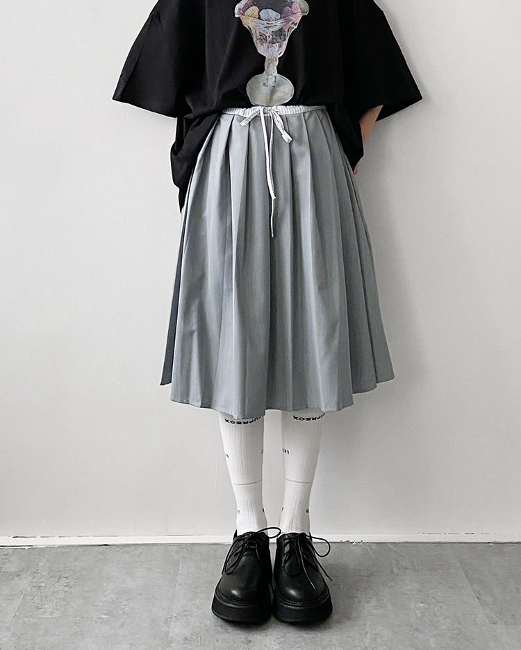 MFS-2697 繫帶百褶裙