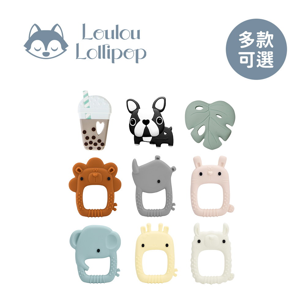 Loulou Lollipop 可愛造型矽膠固齒器-多款任選