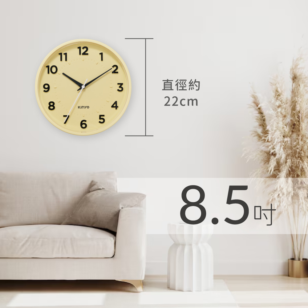 KINYO】暮光時影大數字掛鐘(CL-219)