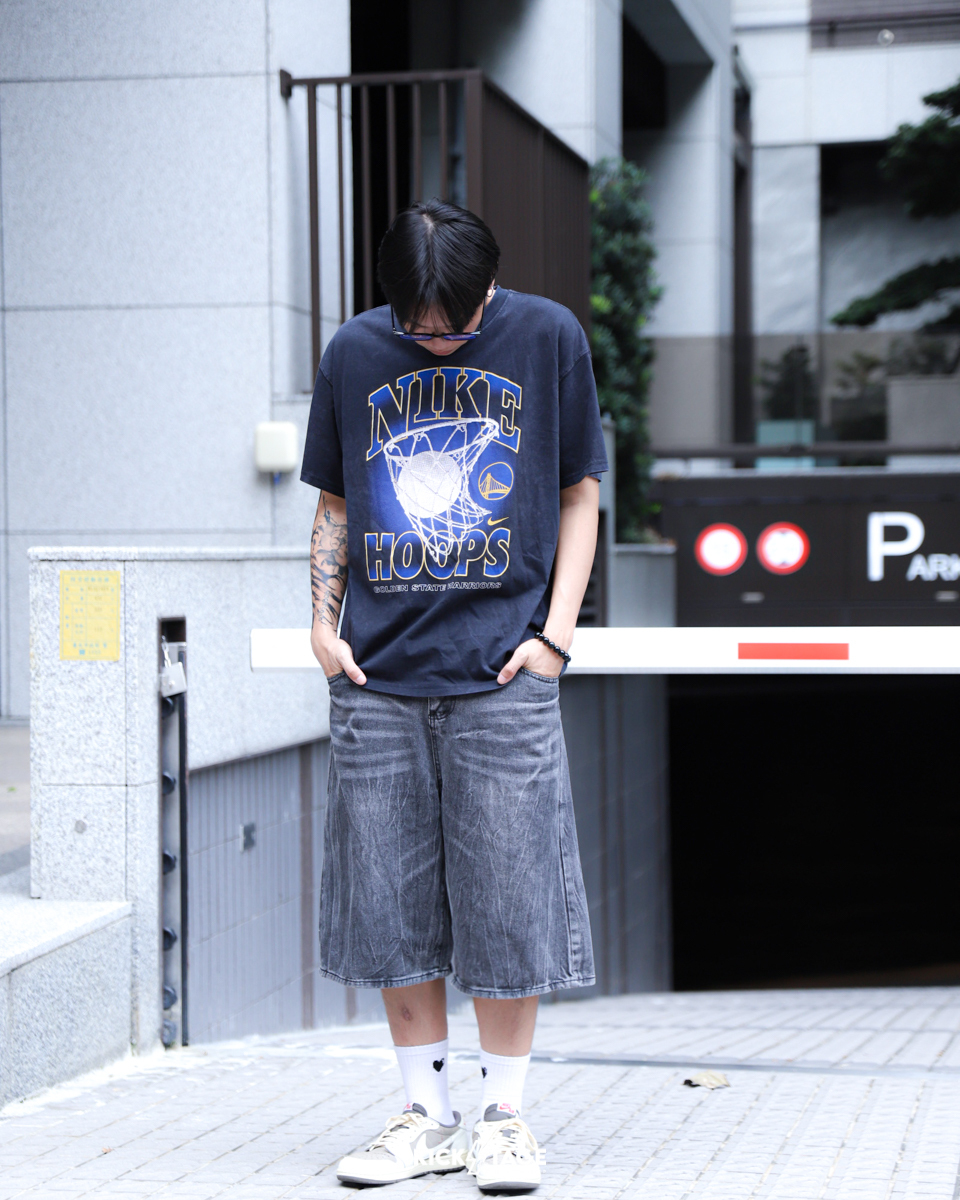 男款 NIKE NBA WARRIORS TEE 黑 金州勇士隊 灌籃 籃球 純棉 寬鬆 運動 休閒 短T【HQ1281-010】