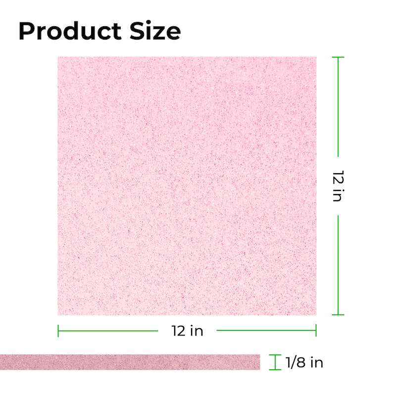 DTSL_Makeblock xTool 3mm Pink Glitter Translucent Acrylic_Size