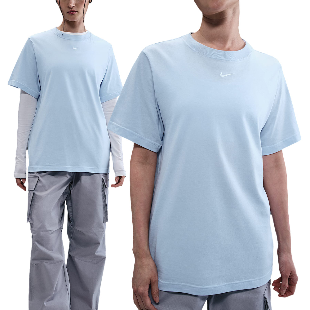 Nike AS W NSW Tee Essntl LBR 女款 藍色 運動 休閒 短袖 FD4150-423