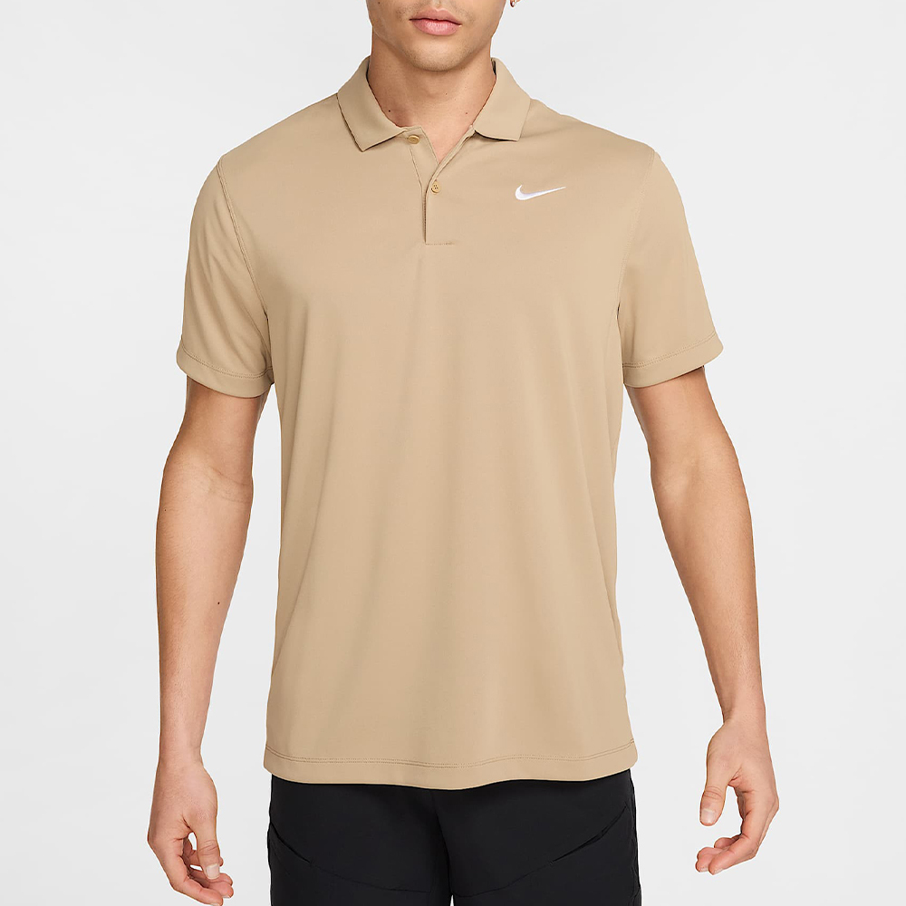 Nike NKCT DF Polo Solid 男款 卡其色 網球 機能 吸濕 排汗 運動 短袖 DH0857-297