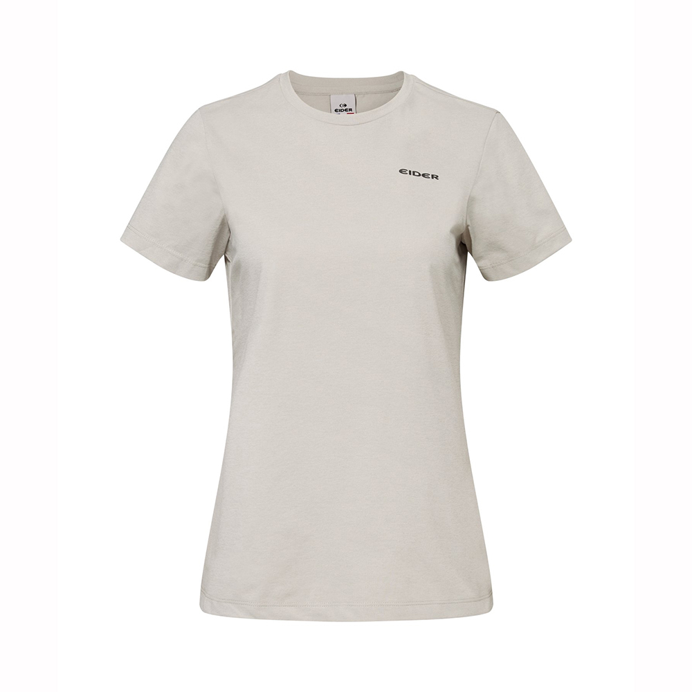 【EIDER】女彈性短袖圓領上衣/25EDWM25289-[象牙白、米駝]
