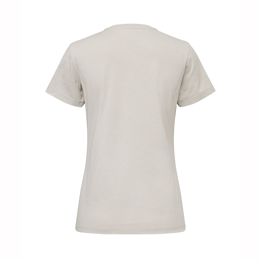 【EIDER】女彈性短袖圓領上衣/25EDWM25289-[象牙白、米駝]