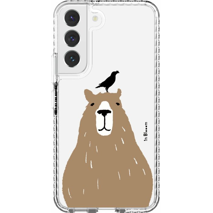 inblooom x The Hood Golden Case-Samsung Galaxy S22/S22+/inBlooom Zoo/Capybara and Crested Myna