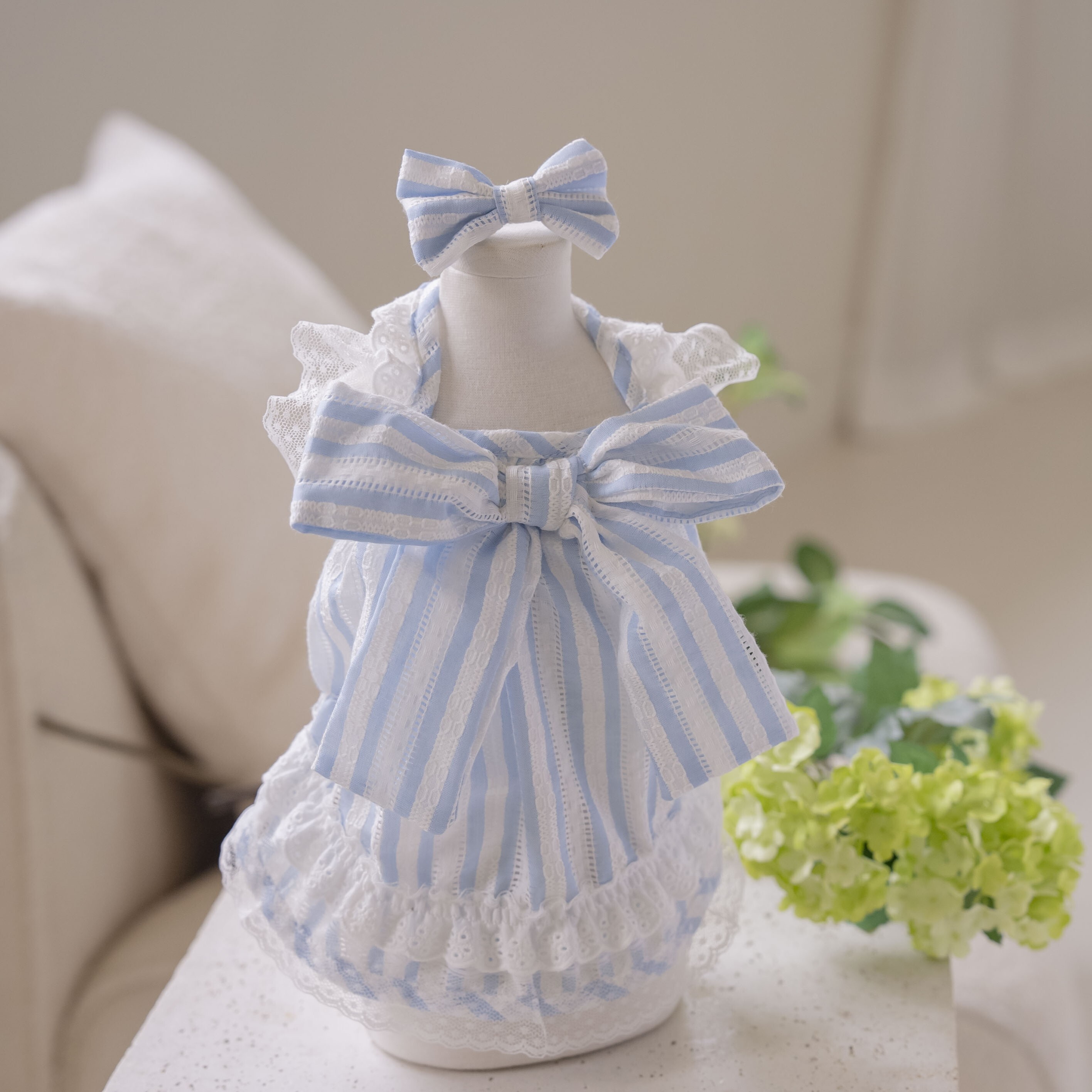 OPAAAP Malibu 度假風洋裝 (藍條紋)