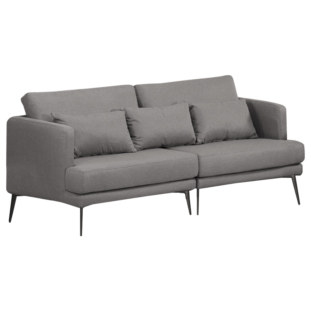 喬迪布面沙發三人座/沙發椅-附抱枕(兩色可選)