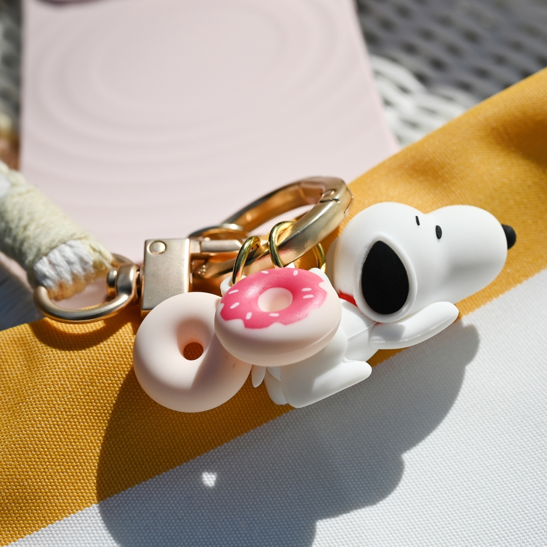 infoThink | 手機編織頸掛繩-史努比(甜甜圈)