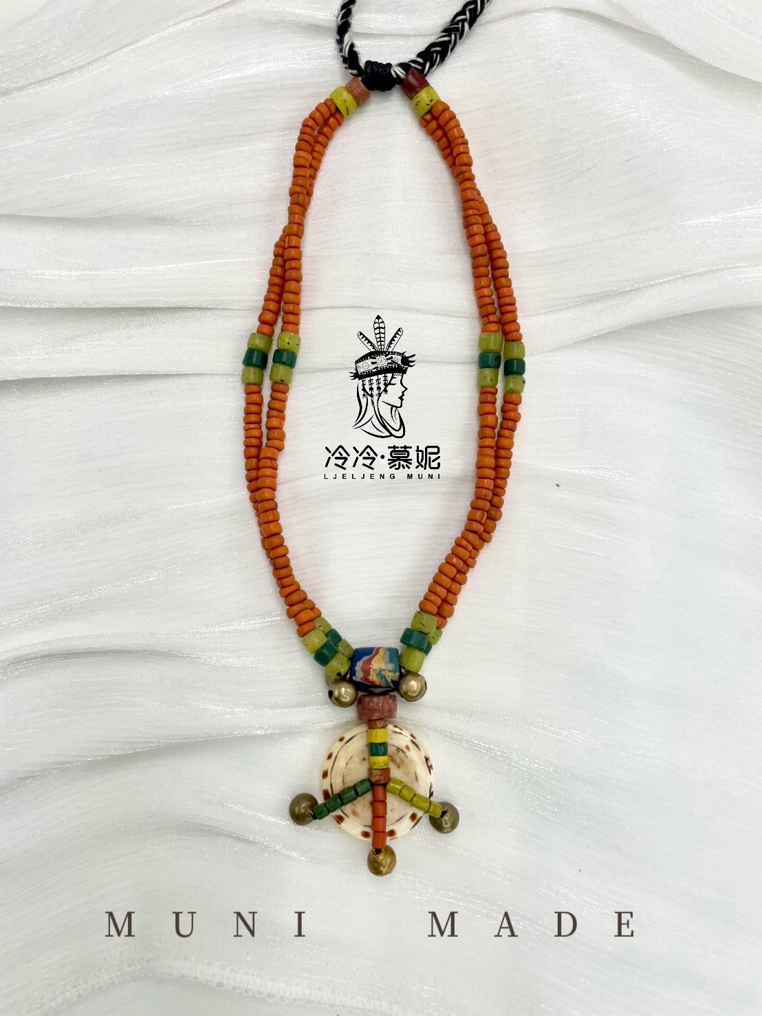 Muni-No.2幼童款貝殼長鍊42cm