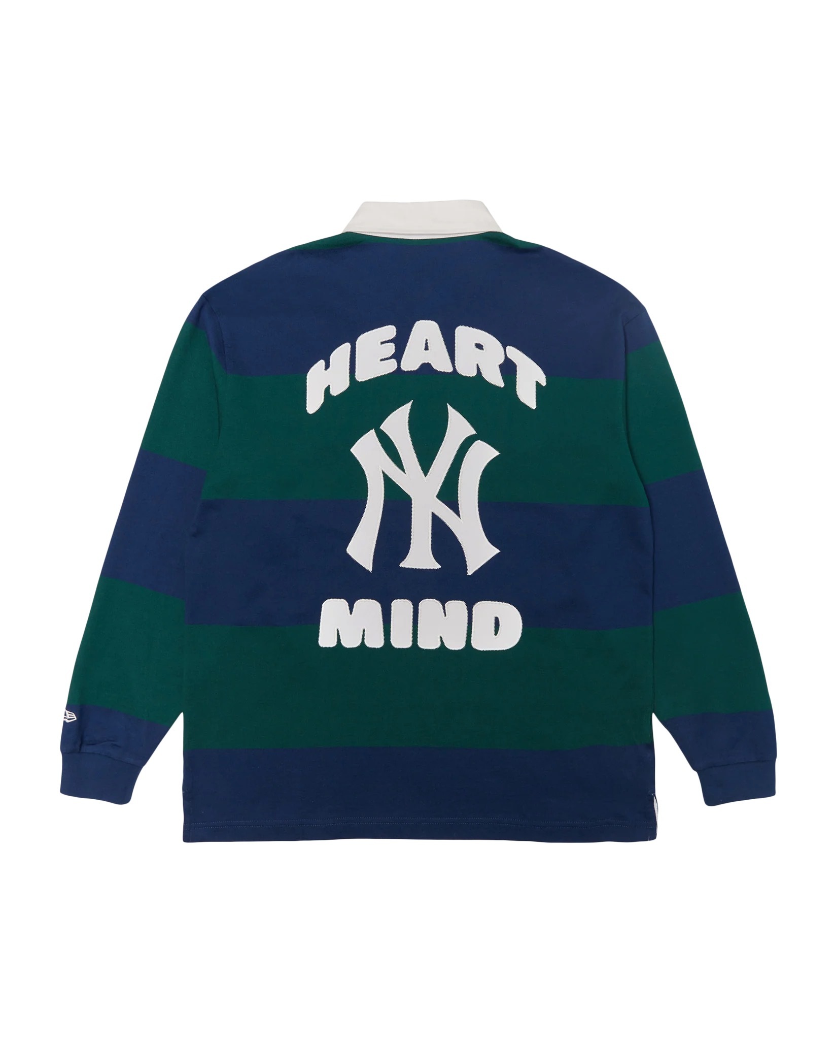 NEW YORK YANKEES HEART & MIND STRIPED RUGBY