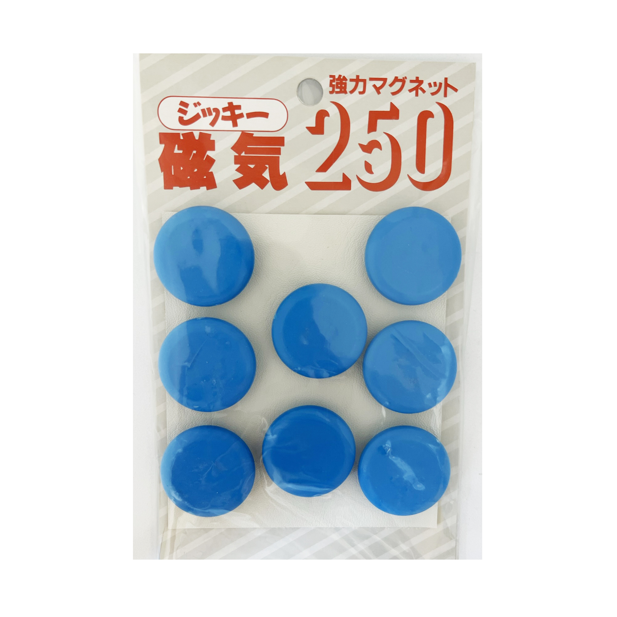 日本馬印 磁氣250 強力圓形磁石 (30mm 直徑), 8 粒