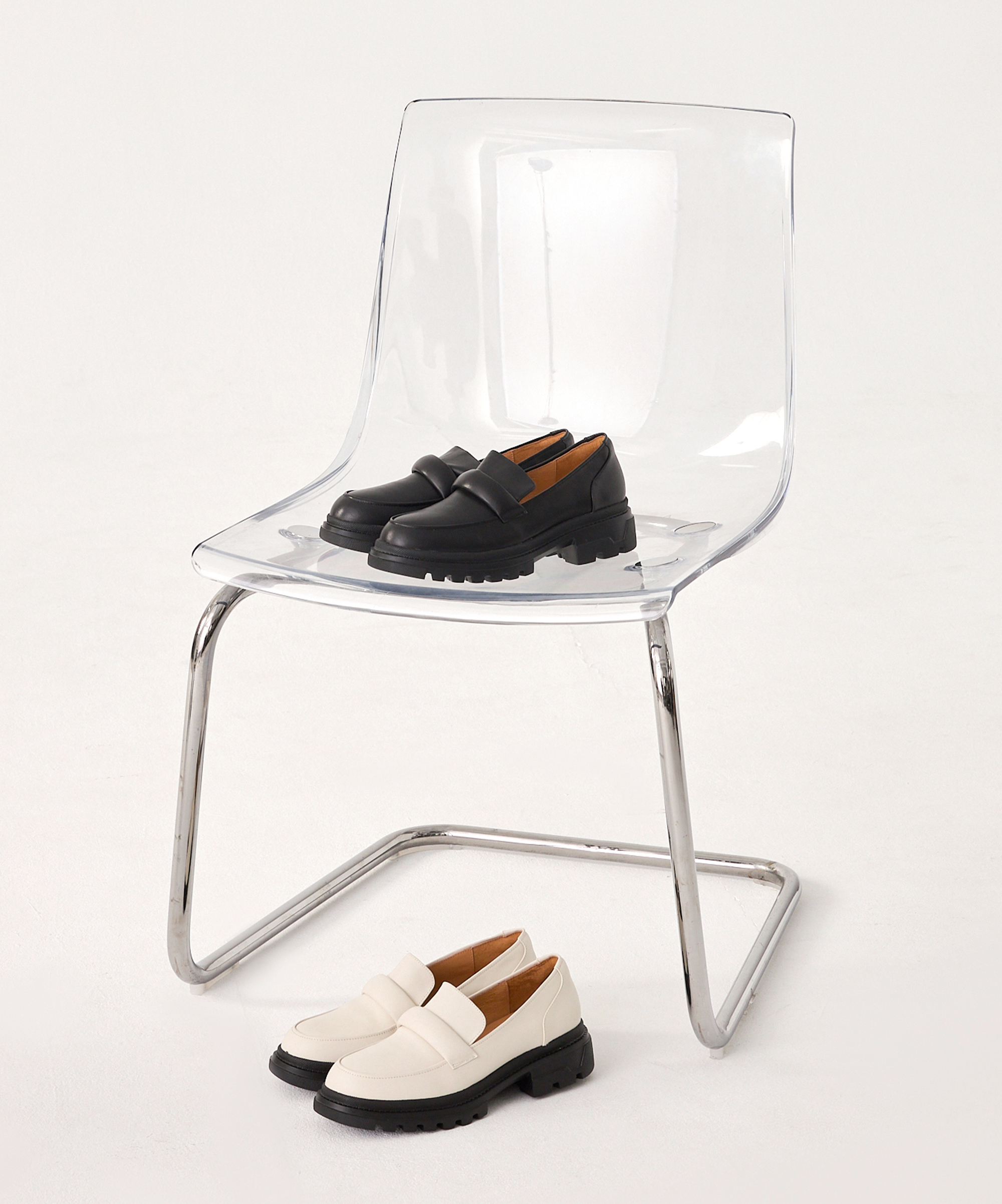 Vera輕質厚底樂福鞋(兩色)