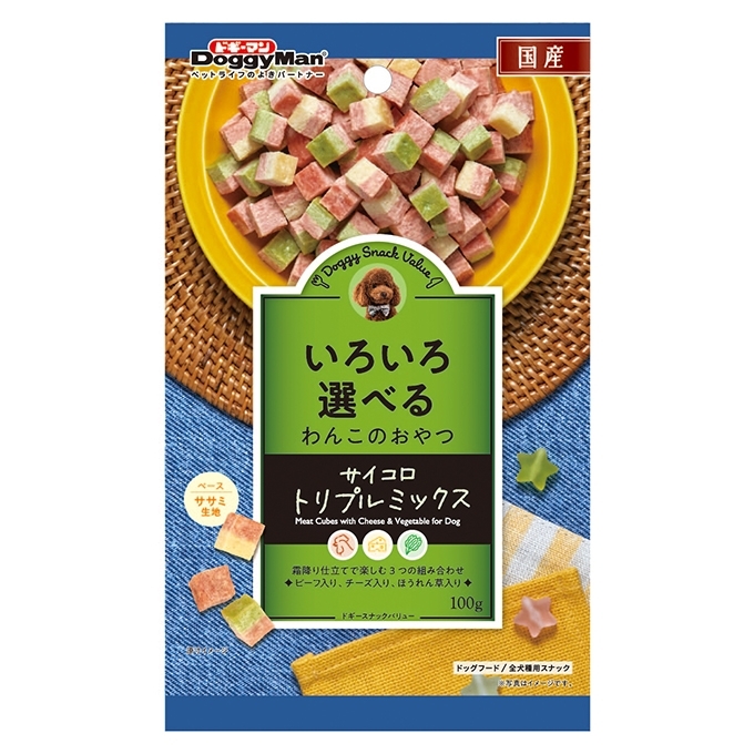 DoggyMan 芝士野菜霜降肉粒 100g