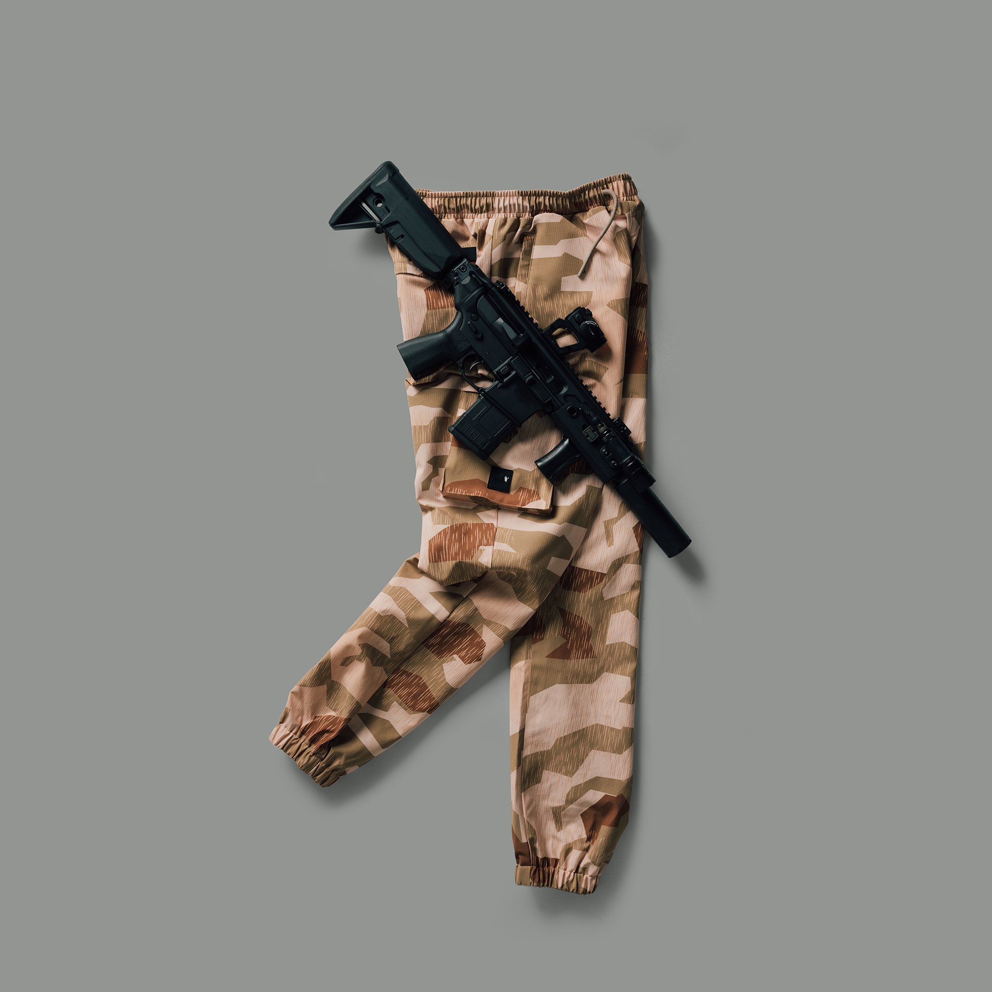 QILO x Onward Research 旱地迷彩防潑水工裝 Jogger 運動褲