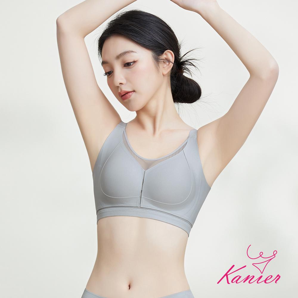 【Kanier卡妮兒】CuSkin 女神的擁抱 裸感包覆機能支撐無鋼圈內衣【6801 霧柔灰 -S / M / L / XL / 2XL(XXL) / 3XL(XXXL) / 4XL(XXXXL)】