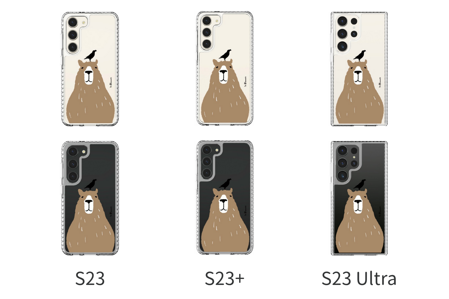 印花樂手機殼水豚與八哥