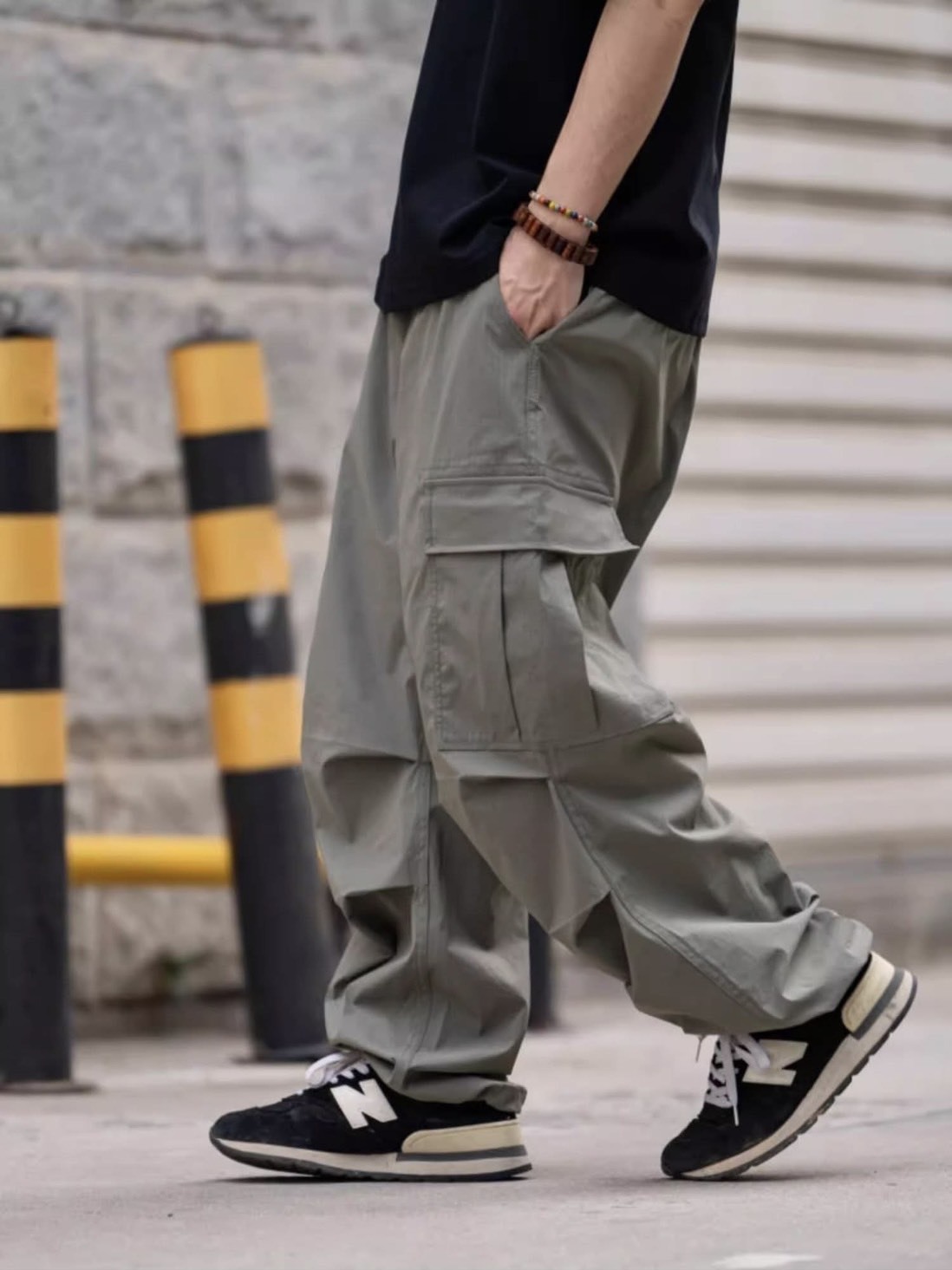 #預購 BTB 25SS 魯道夫涼感 功能面料 微彈 尼龍 大口袋 工裝長褲 兩色