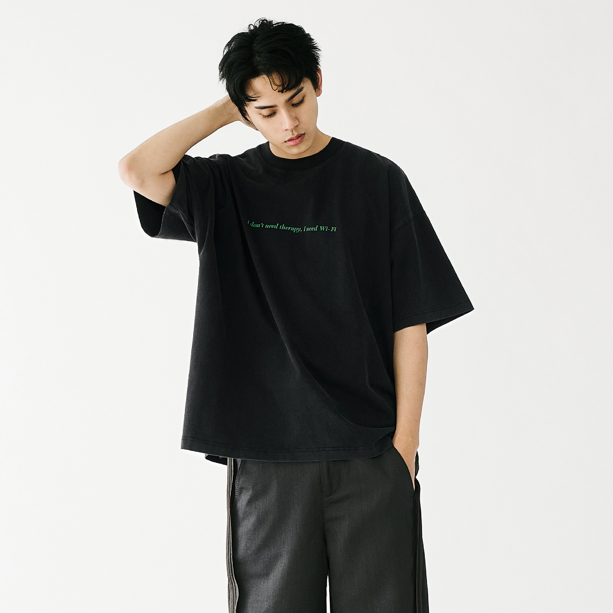 MELSIGN Tue. I Need Wi-Fi Tee