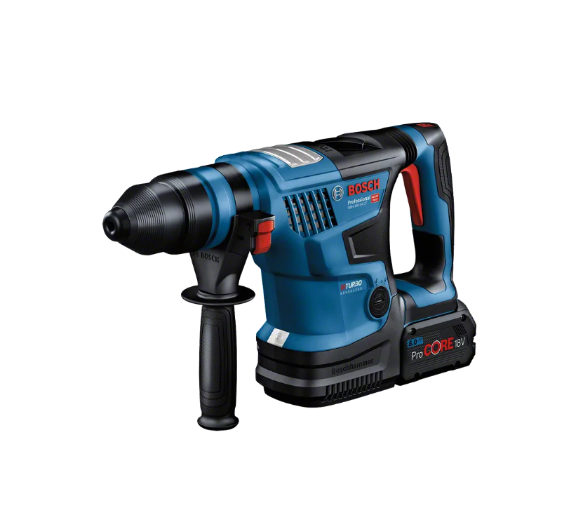 "BOSCH"(18V鋰電)充電式四坑三用左右電子速四坑油壓錘鑽(12-30MM) (淨機)