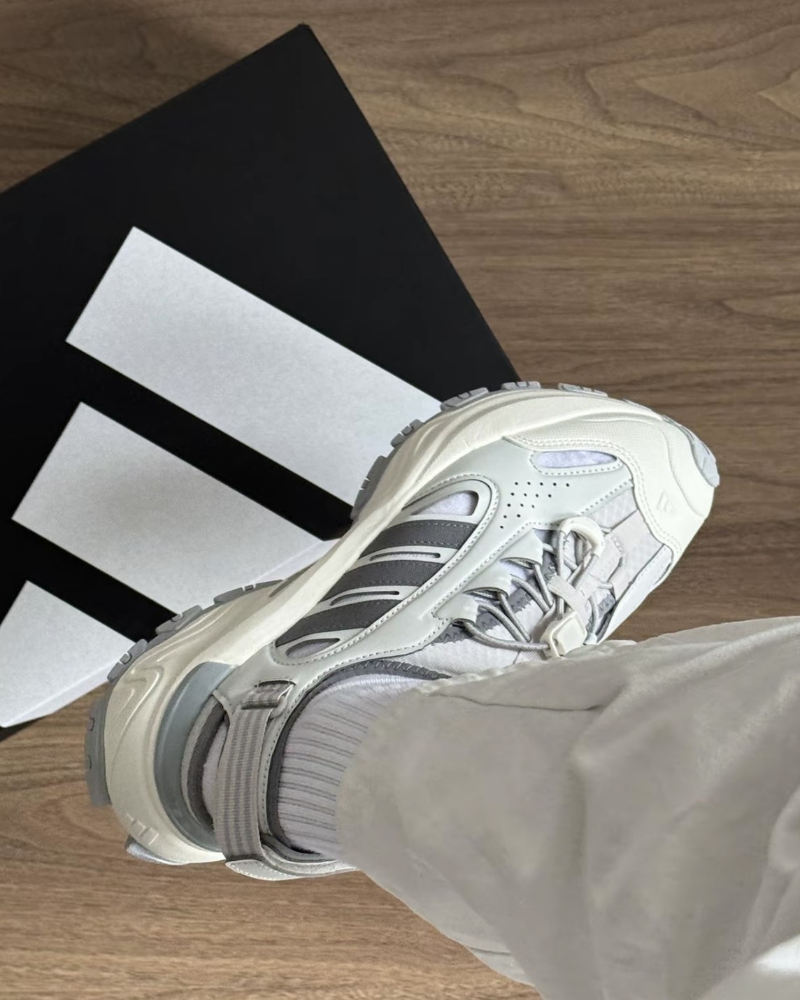 預購】ADIDAS SNEAKER SANDAL 防滑溯溪鞋灰白色JP8899