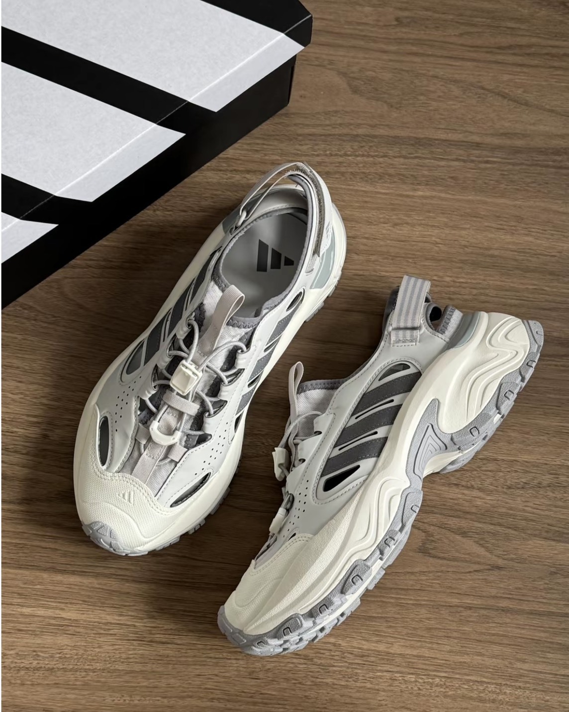 預購】ADIDAS SNEAKER SANDAL 防滑溯溪鞋灰白色JP8899