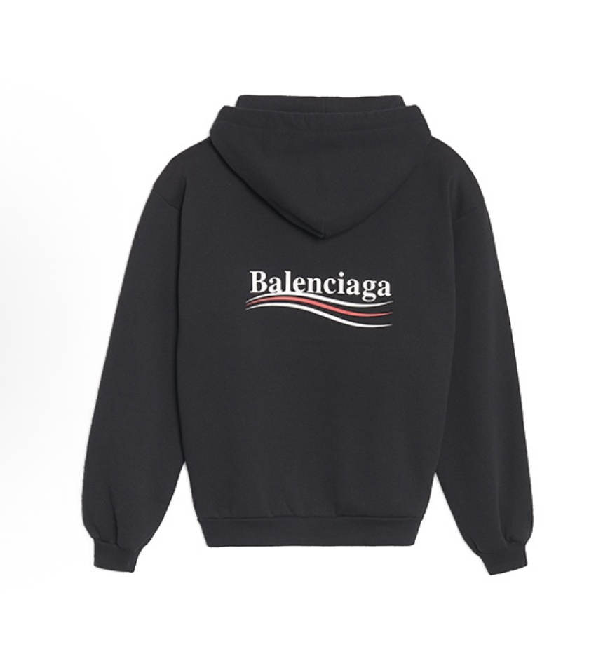 Balenciaga 巴黎世家 字母Logo印花衛衣 黑色