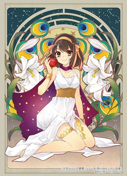 BUSHIROAD-75 SLEEVES COLLECTION-KADOKAWA SNEAKER BUNKO-THEMELANCHOLY OF HARUHI SUZUMIYA-HARUHI SUZUMIYA-GODDESS VER.-HG VOL.4734