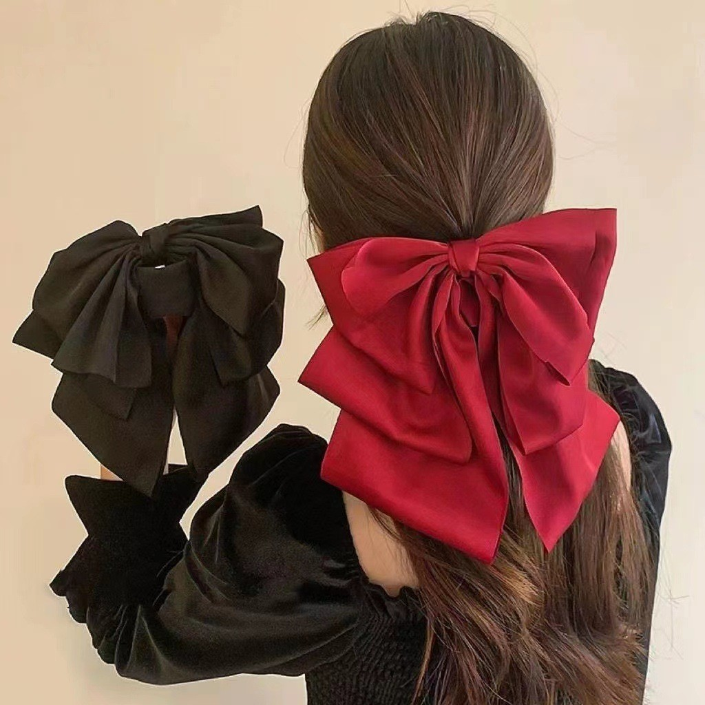 Runaway Princess Triple Bow Ponytail Claw Clip
