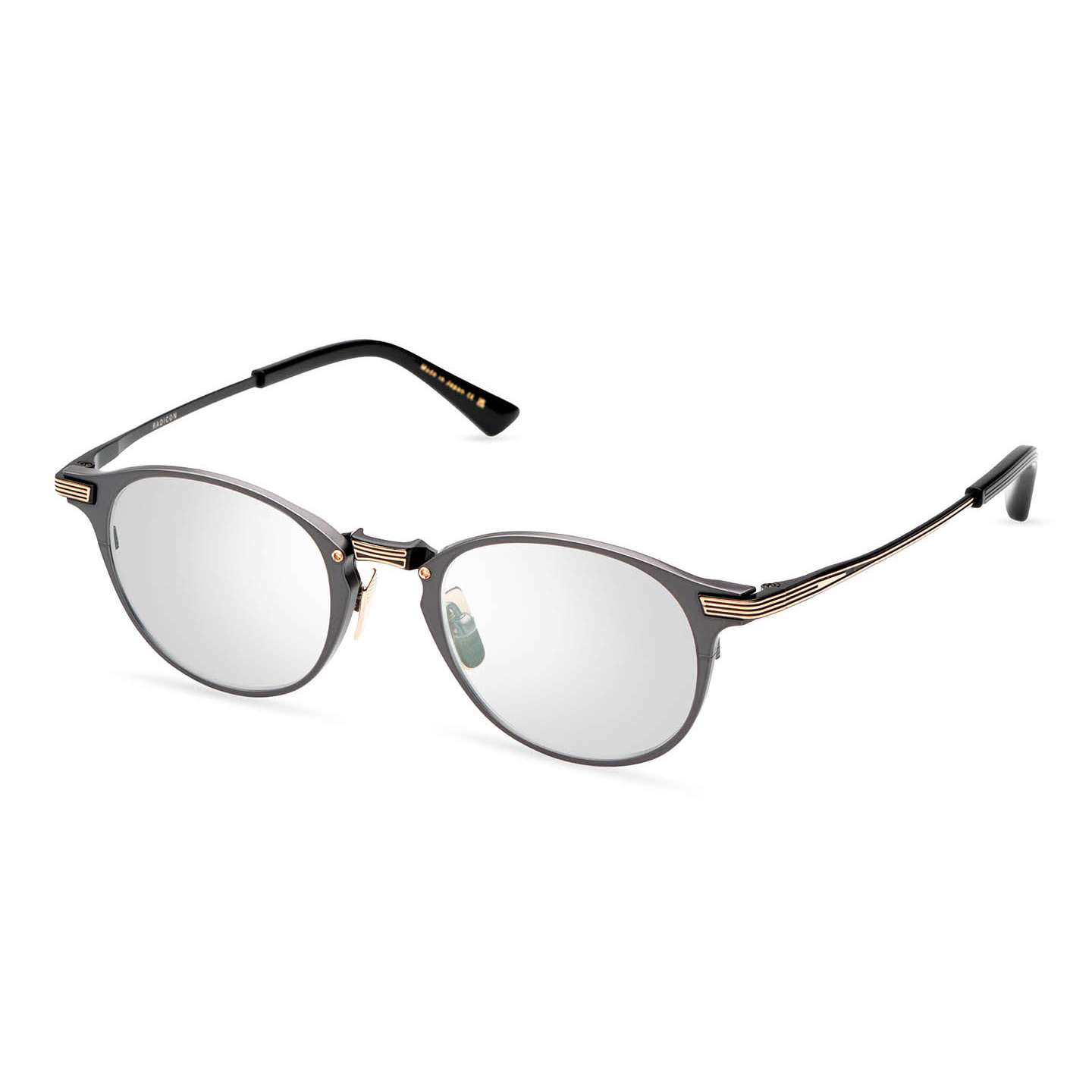 DITA - RADICON Optical／DTX166 01 Black Iron - Yellow Gold