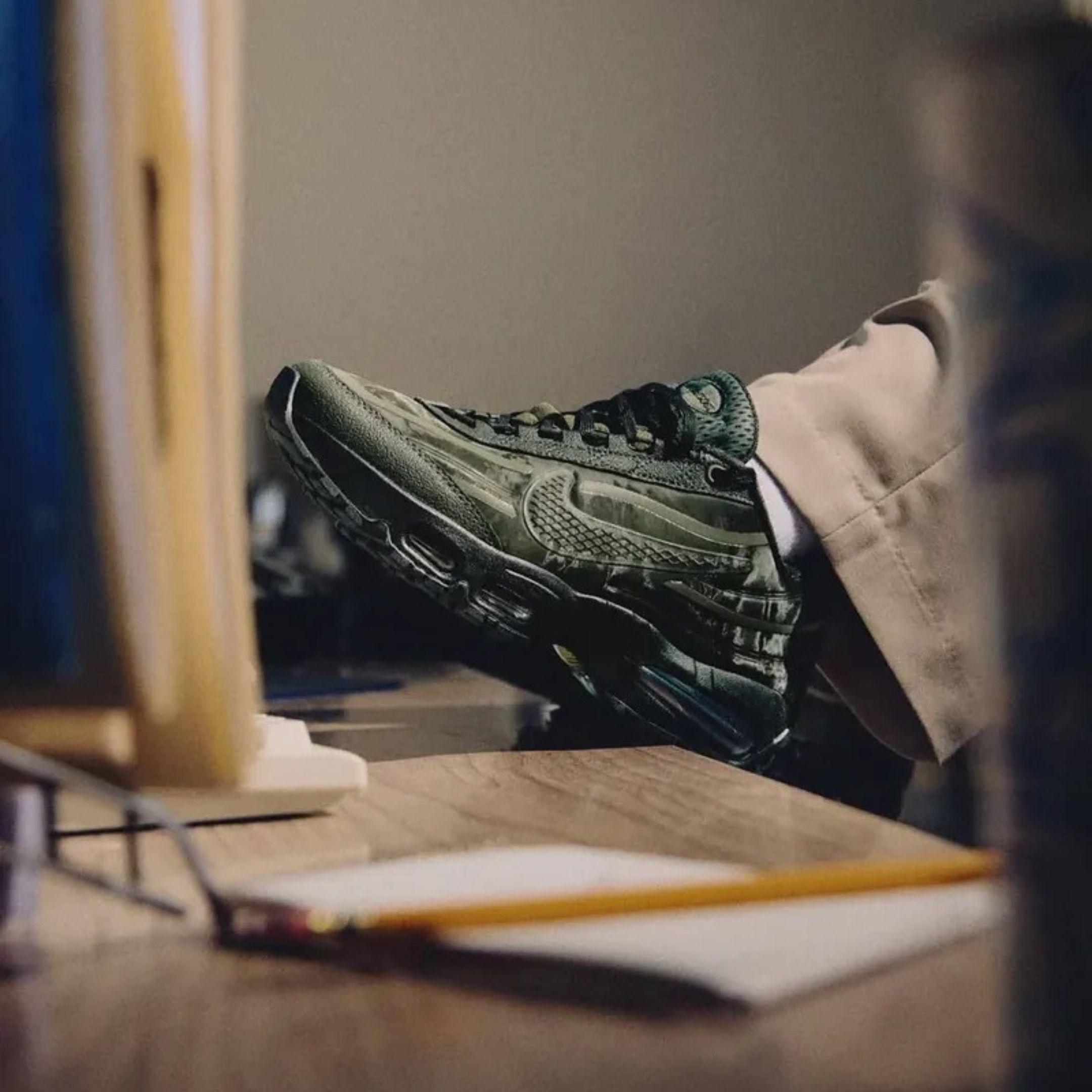 NICEDAY 代購 Worksout x Nike Air Max 95 Uniform 軍綠黑 深綠 墨綠 軍綠 綠 聯名 男女鞋 HQ0263-300