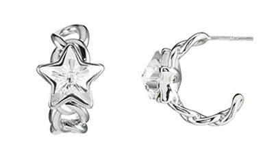 [S] JYDDM STAR HOOP EARRING, SJY22 (SJY22)
