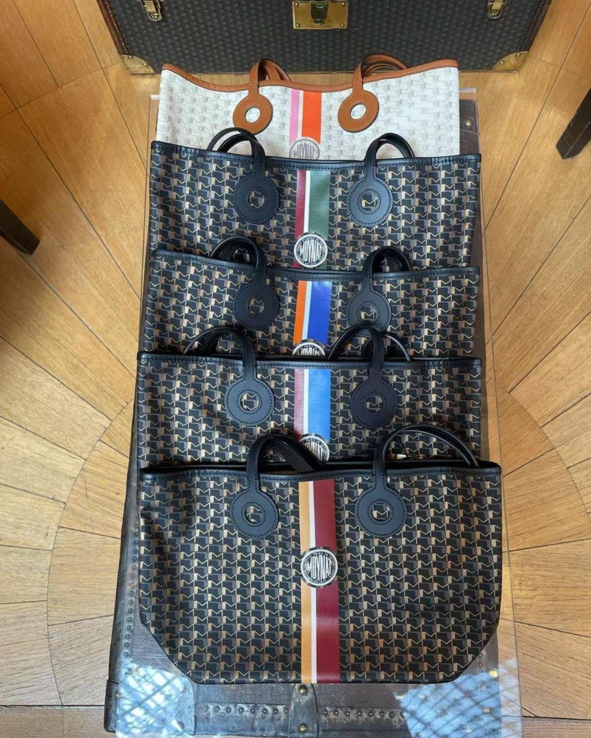 Sale Moynat Canvas 1920 PM Tote Bag