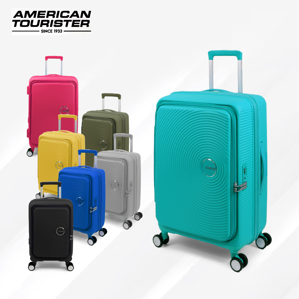 American Tourister美國旅行者 20吋24吋28吋 1:9開拉鍊旅行箱 可擴充 TSA海關鎖 抗菌內裏