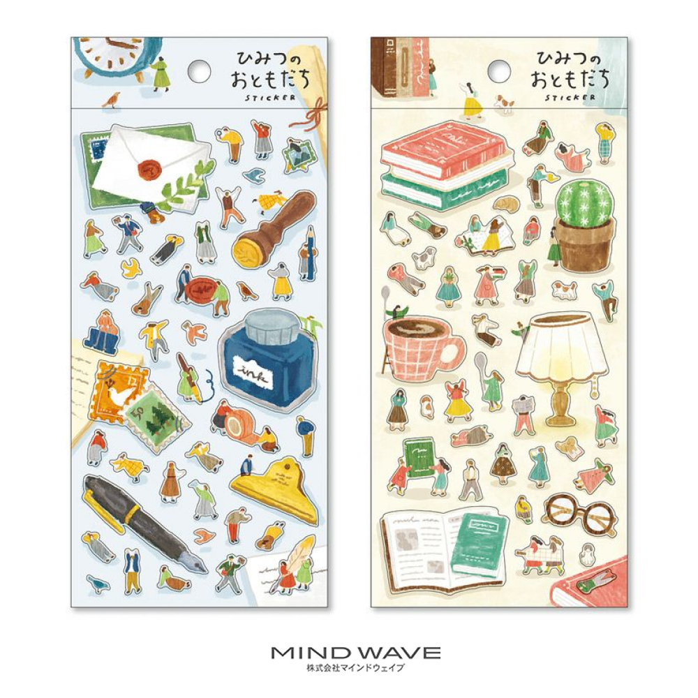 秘密朋友｜霧面透明貼紙｜MIND WAVE / JAPAN